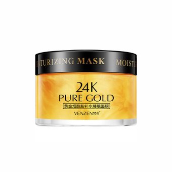 Нічна маска для обличчя з золотом Venzen Pure Gold 24K NO.FZ21071 фото