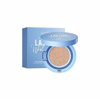 Зволожувальний BB кушон для обличчя Sadoer Lasting Waterproof Air Cushion BB Cream (Бежевий світлий) 15г