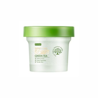 Гель-скатка для обличчя з екстрактом зеленого чаю Fenyi Green Tea Exfoliating Scrub FY91910 фото