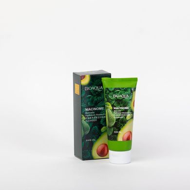 Пінка для вмивання з екстрактом авокадо Bioaqua Niacinome Avocado Hydrating Moisturizing Cleanser NO.BQY45480 фото
