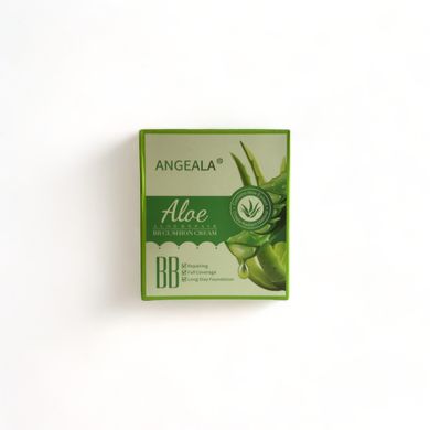 Кушон для обличчя з алое вера Angeala Aloe Repair BB Cushion Cream (Бежевий натуральний) 2120-02 фото