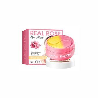 Гідрогелеві патчі для шкіри навколо очей з трояндою Sadoer Real Rose Eye Mask 80г