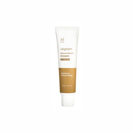 Живильний та регенерувальний крем для обличчя Vegreen Nature Mucin Cream 01993 фото