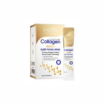 Нічна маска для обличчя з колагеном Sadoer Collagen Sleep Facial Mask 0г
