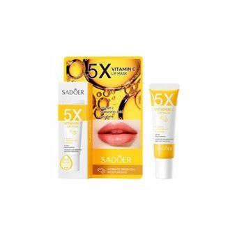 Зволожувальна маска для губ з вітаміном C Sadoer 5X Vitamin C Lip Mask