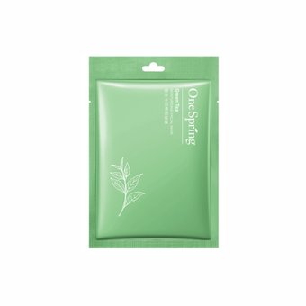 Маска з екстрактом зеленого чаю OneSpring Green Tea Moisturizing Facial Mask NO.YZC93943 фото