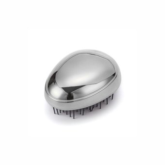 Срібний масажний гребінець для кудрявого волосся Silver S9016 фото