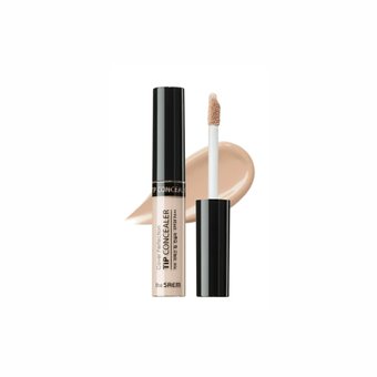 Рідкий консилер для обличчя The Saem Cover Perfection Tip Concealer SPF28/РА++ Ice Beige 51327 фото