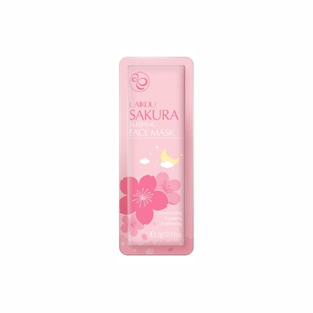 Маска для обличчя з екстрактом сакури Laikou Sakura Sleeping Face Mask LK89528 фото