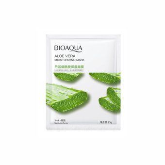 Маска для обличчя з екстрактом алое Bioaqua Aloe Vera Moisturizing Mask 25г