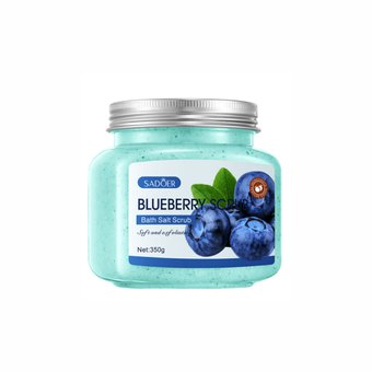 Скраб для тіла з екстрактом чорниці Sadoer Blueberry Bath Salt Scrub NO.SD30892 фото