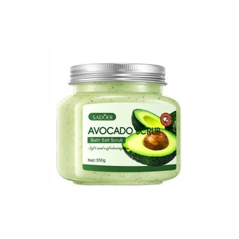 Скраб для тіла з екстрактом авокадо Sadoer Avocado Bath Salt Scrub NO.SD30885 фото