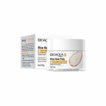 Очищувальна пілінг-маска для обличчя з рисом Bioaqua Rice Raw Pulp Peel-Off Mask 50г