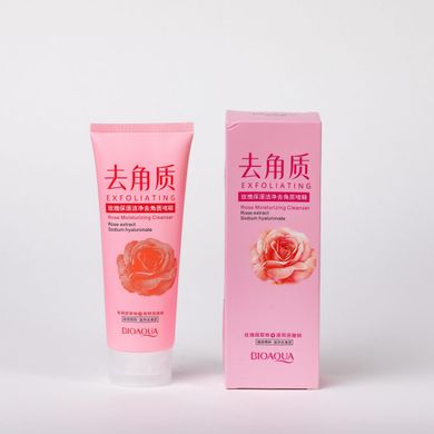Пілінг-скатка для обличчя з екстрактом троянди Bioaqua Plant Extraction Natural Aromatic Rose Extract NO.BQY6313 фото