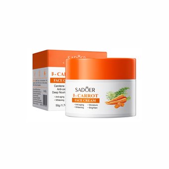 Противіковий крем для обличчя з екстрактом моркви Sadoer B-Carrot Face Cream NO.SD01451 фото