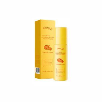 Антиоксидантний заспокійливий лосьйон для обличчя з куркумою Bioaqua Turmeric Lotion 0г