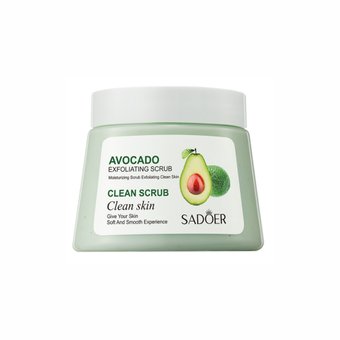 Скраб-пілінг для тіла з екстрактом авокадо Sadoer Avocado Exfoliating Scrub NO.SD81518 фото