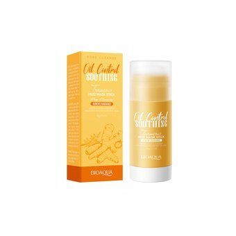 Очищувальна та заспокійлива глиняна маска-стік із куркумою Bioaqua Oil Control Soothing Turmeric Mud Mask Stick 40г