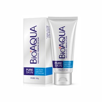 Очищаюча пінка для вмивання проти акне Bioaqua Pure Skin Anti-Acne Cleanser NO.BQY0702 фото