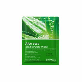 Маска для обличчя з екстрактом алое вера Bioaqua Aloe Vera Moisturizing Mask 25г