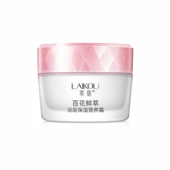 Крем для омолодження шкіри обличчя Laikou Freshing Flowers Cream LK61135 фото