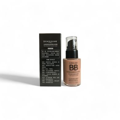 Суперстійкий зволожувальний BB крем Bioaqua BB Cream Clear And Beautiful Gouache Cream (Бежевий) NO.BQY55887 фото