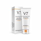 Очищаюча пінка для обличчя комплекс 7 вітамінів Bioaqua V7 Cleansing Milk 100г