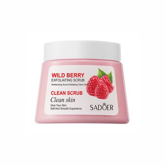 Скраб-пілінг для тіла з екстрактом малини Sadoer Wild Berry Exfoliating Scrub NO.SD81488 фото
