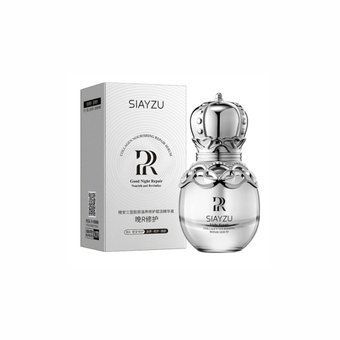 Антивікова нічна сироватка для обличчя з колагеном для відновлення Siayzu Raioceu Good Night Repair Collagen Nourishing Serum 0г