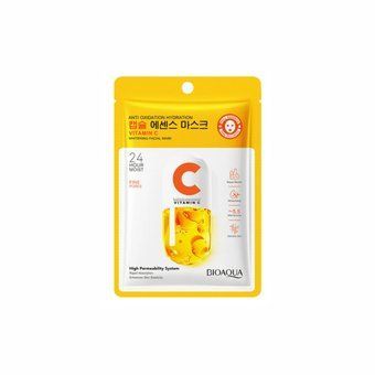 Освітлювальна тканинна маска для обличчя з вітаміном C Bioaqua Vitamin C Facial Mask 0г