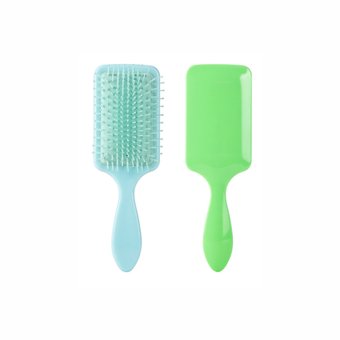 Блакитно-зелена щітка для розчісування волосся A0012 фото