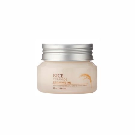 Зволожувальний крем із церамідами The Face Shop Rice & Ceramide Moisturizing Cream 35475 фото