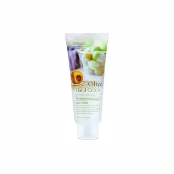 Зволожуючий крем для рук з екстрактом оливи 3W Clinic Moisturizing Hand Cream Olive 84347 фото