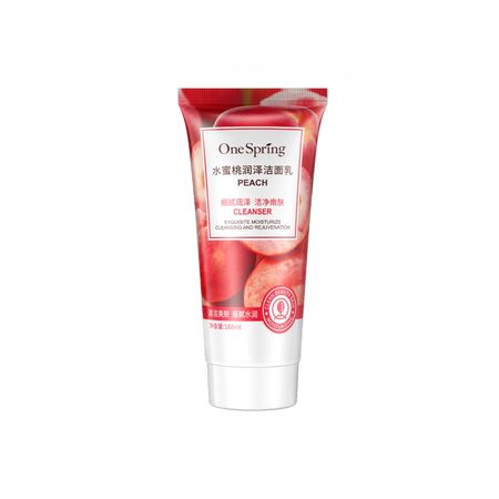 Пінка для вмивання з екстрактом персика OneSpring Peach Cleanser NO.YZC76521 фото