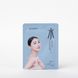 Зволожуюча тканинна маска для обличчя Venzen Goat Milk Hyaluronic Acid Facial Mask NO.FZ04772 фото 2