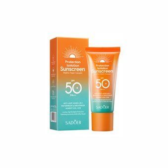 Сонцезахисний крем для обличчя SPF 50+ PA+++ Sadoer Protection Isolation Sunscreen Brighten Repair Concealer