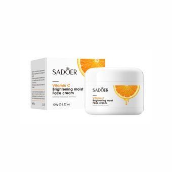 Освітлювальний зволожувальний крем для обличчя з вітаміном C Sadoer Vitamin C Brightening Moist Face Cream 100г