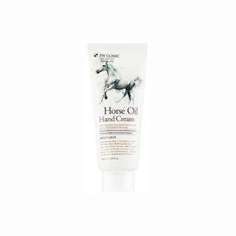 Живильний крем для рук c кінським жиром 3W Clinic Horse Oil Hand Cream 62585 фото