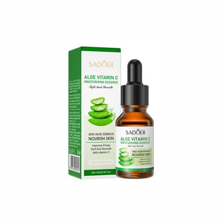 Сироватка для обличчя з екстрактом алое вера Sadoer Aloe Vitamin C Moisturizing Essence NO.SD81617 фото