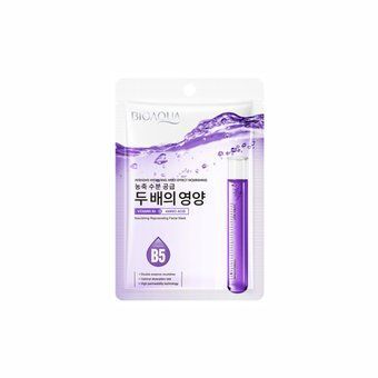 Тканинна поживна маска для обличчя з вітаміном B5 Bioaqua Vitamin B5 Amino Acid Nourishing Rejuvenating Facial Mask 0г