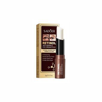 Антивіковий стік-крем для шкіри навколо очей з ретинолом Sadoer Retinol Anti Wrinkle Eye Cream Stick 3г