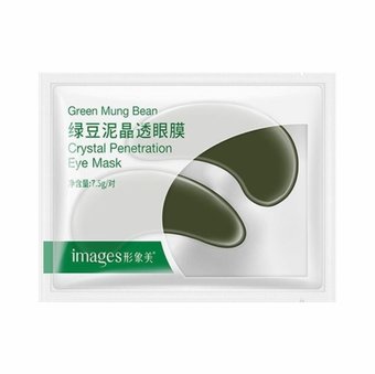 Гідрогелеві патчі для шкіри навколо очей Images Green Mung Bean Crystal Penetration Eye Mask NO.XXM62498 фото