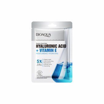 Тканинна маска з гіалуроновою кислотою та вітаміном E Bioaqua Hyaluronic Acid+Vitamin E Essence Facial Mask 25г