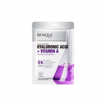 Тканинна маска з гіалуроновою кислотою та вітаміном А Bioaqua Hyaluronic Acid+Vitamin A Essence Facial Mask 25г