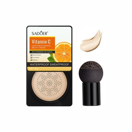 Кушон Sadoer Vitamine C Light and Flawless Beauty Cushion Cream (Бежевий світлий) NO.SD96192 фото