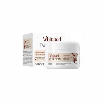 Живильний крем для обличчя на основі яловичого жиру Sadoer Whipped Tallow Cream 100г