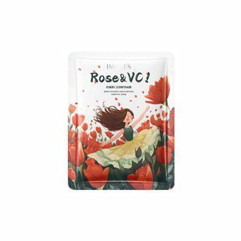 Тканинна маска для обличчя з екстрактом троянди Images Rose VC Beautyifyng Essence Mask Mask 0г