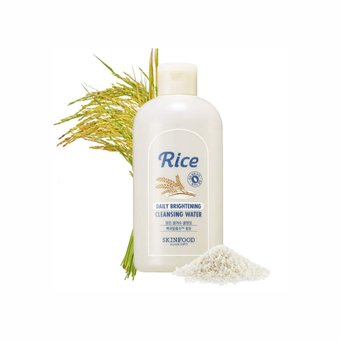 Очищуючий тонер з екстрактом рисових висівок Skinfood Rice Daily Brightening Cleansing Water 79415 фото