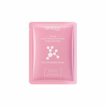 Тканинна маска з ніацинамідом для вирівнювання тону шкіри Bioaqua Nicotinamide Mask 25г