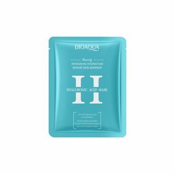 Тканинна маска з гіалуроновою кислотою для інтенсивного зволоження Bioaqua Hyaluronic Acid Mask 25г